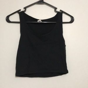 black crop top